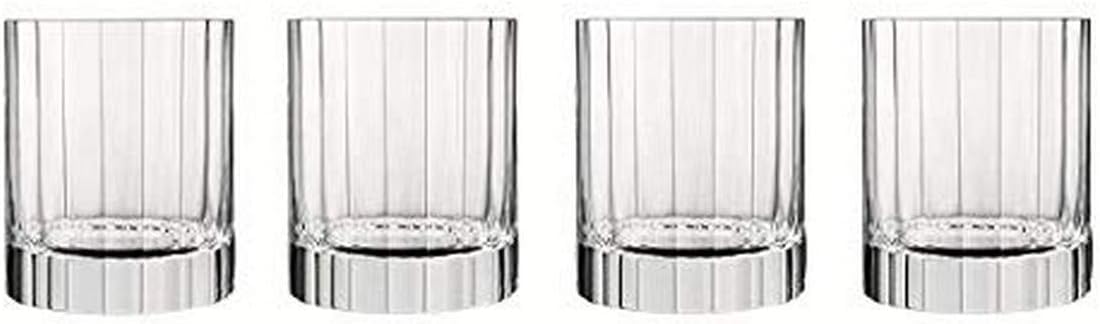 Luigi Bormioli - Bach - Glass Tumblers Set of 4 - SON.hyx Crystal - Highly Resistant to Breakage - Dishwasher Safe - Made in Italy