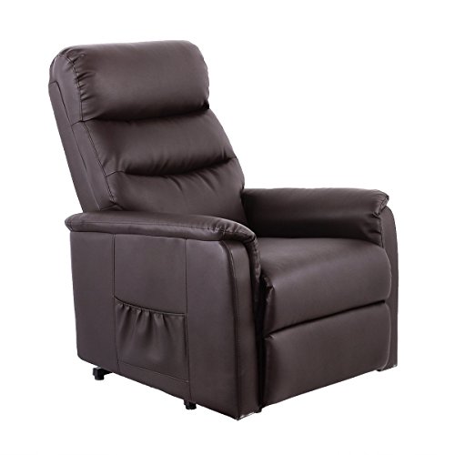 Unionline PU Leather Power Lift Chairs Recliner for Elderly Wall