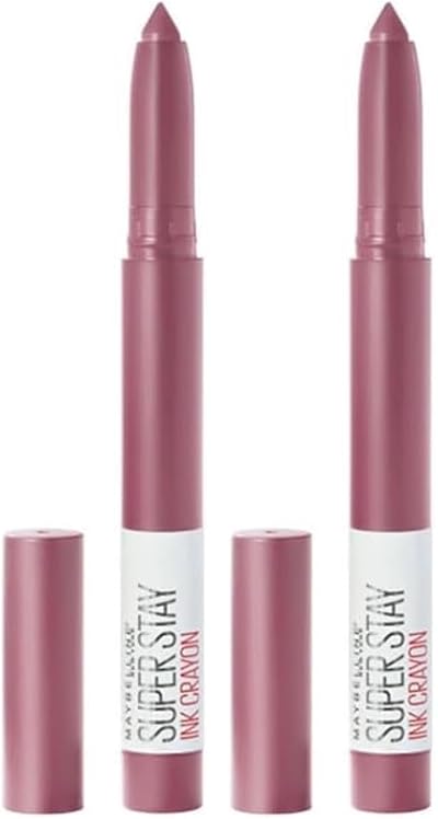 Maybelline Superstay Matte Ink Crayon 25 Stay Exceptional 1.5 g Pack of 2