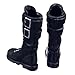 MagiDeal Black 1/6 Scale lace Up Buckle Flat Long Boots Shoes for 12 inch Female Action Figure Body