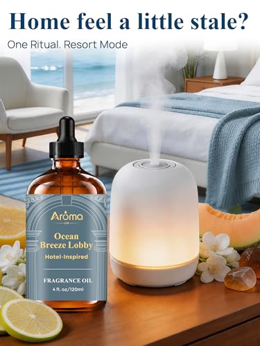 Ocean Breeze Lobby — a Hotel-Inspired Fragrance Oil that Feels Like a Coastal Resort Lobby, Diffuser Oil for Home for Diffusers and Crafting