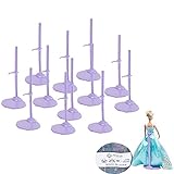 E-TING 12pcs Clothing Stand Model Support Frame Prop Up for Barbie Dolls