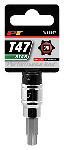 Performance Tool W38847 Star Bit Socket, 3/8 Drive