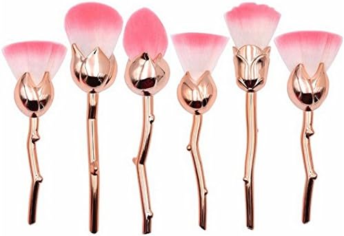 The Miss Makeup Brushes Set 6 pcs Rose gold Brush