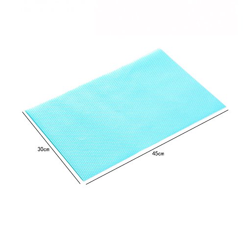 image for YaptheS 4Pcs Shelf Mats Antibacterial Antifouling Refrigerator Liners 