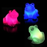 HomeofyingEnergy Magic LED Cute Frog Night Light Lamp Changing Colors Colorful Lamp Gift
