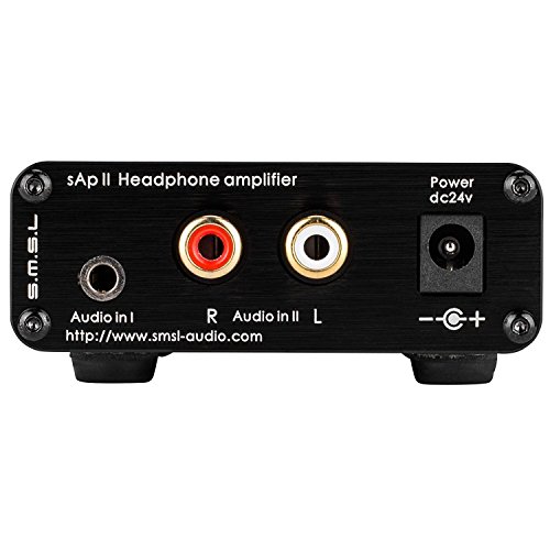 SMSL SAP-II PRO Headphone Amplifier Portable High Fidelity AMP 3.5mm/RCA 6.35mm Black