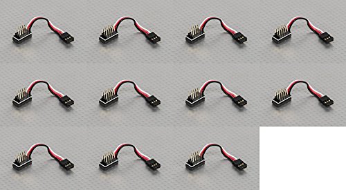 HobbyFlip Servo Splitter Lead 1 Female to 5 Male for Walkera G400 11 Pack