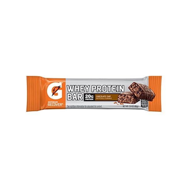 Gatorade Whey Protein Recover Bars, 12 Count ExerciseN