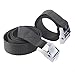 2X Lashing Straps Quick Release Buckle Backpacking Luggage Strap for Roof-top Tie Down Mounted Cargo (3.2'x1')