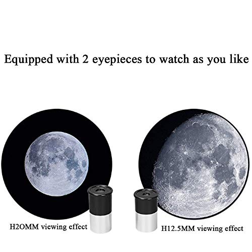 IW.HLMF Teleskop für Kinder und Anfänger, Astronomisches Teleskop High Power Moon Appreciation Student Geschenkkrater… – Bild 3