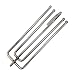 Yoead YOIDHOME 30pcs Curtain Pleater Tape Hooks Stainless Steel for Curtain Tape