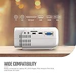 Bomaker-Mini-Projector-Upgraded-4000-Lux-with-50000-Hrs-1080P-and-250-Display-Supported-Portable-HD-LED-Projector-Compatible-with-TV-Stick-PS4-HDMI-VGA-TF-AV-and-USB-with-Carrying-Case