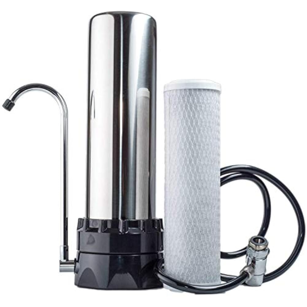 The Replacement Countertop Water Filters Stainless Steel Purifier (10