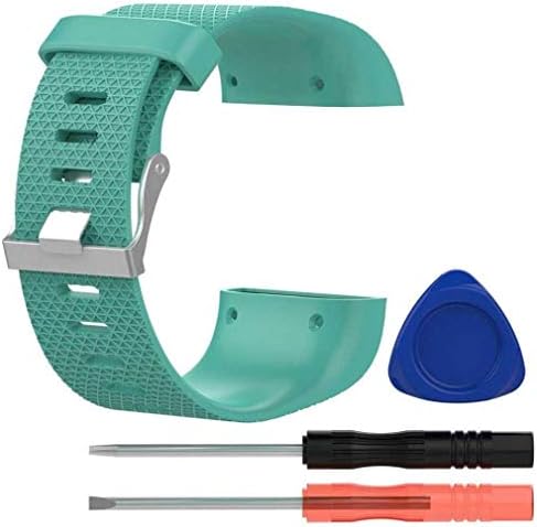 Fitingran Fashion Strap for Fitbit Surge Strap, Silicone Adjustable Replacement Straps Accessories for Fitbit Surge Watch Fitness Tracker Wrist Band