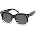 zeroUV - Retro Oversized Square Sunglasses for Women with Flat Lens 50mm