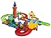 Toy Train Set 41 PCS Toy Train Car & Track Playset w/ Battery Operated Toy Train, Accessories Educational Toy
