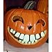 Halloween Pumpkin Carving Kit - Pumpkin Teeth for your Jack O' Lantern - Set of 18 Glow in the Dark Buck Teeth