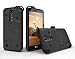LG K7 / LG Tribute 5 LS675 / LG Escape 3 Case, Zizo Bolt Cover [.33m 9H Curved Full Glass Tempered Screen Protector] Included [Military Grade] Clip