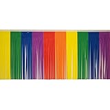 Rainbow Fringe, 15 inches high x 10 feet long decorating supplies