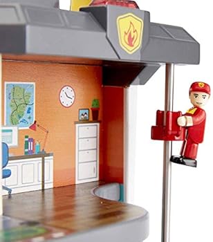 hape emergency services vehicle playset