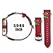 Special Edition Handmade Rose Leather Watch Band Compatible with Galaxy Watch 40mm Watchband for Samsung Galaxy Watch 42mm Replacement Band Strap with with Stainless Steel Buckle Women Men