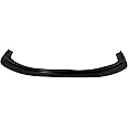 IKON MOTORSPORTS Front Bumper Lip, Compatible with 1996-1998 Honda Civic, DP Style Unpainted Black PU Polyurethane Air Dam Chin Spoiler Protector Splitter