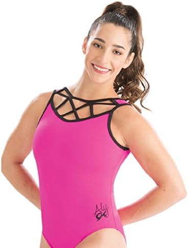 GK Elite Aly Raisman Essential Strappy Leotard Adult Small AS