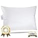 ComfyDown Travel Pillow - 800 Fill Power European Goose Down Pillow for Plane, Car & Home - 100% Hypoallergenic - Egyptian Cotton Cover - Made in USA 13