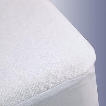 Trance Home Linen Cotton Waterproof Trance Mattress Protectors (78x36-inch, White)