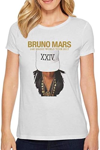 Ddjsklj Bruno-cool-Mars-24-Karat-Magic-t-shirts Women's Funny t Shirts