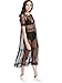 Floerns Women's Sheer Mesh Dress Beach Swimwear See Through Cover Ups
