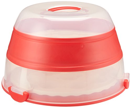 Prepworks by Progressive Collapsible Cupcake and Cake Carrier - Red