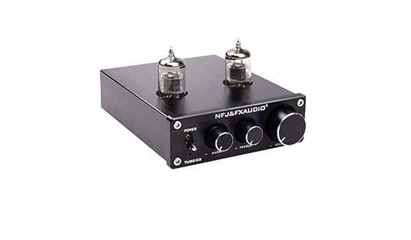 Amazon Com Wingoneer Fx Audio Tube 03 Hifi Treble Bass Buffer Tube Preamplifier Black Electronics