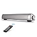 Sound Bar, Bluetooth Surround Sound Bar speaker TV Soundbar Wired and Wireless for TV/PC/Tablet/Smartphone (Included 3.5mm Audio Cable, Dual Connection Methods, Remote Control)