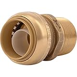 SharkBite U140LFA Plumbing Fitting, 1" x 1", Brass