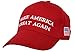 CHUNG Adult Adjustable Trump Hat Cotton Cap Make America Great Again, Red