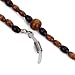 Mini Tree Wood Bead Eyeglass Chain Sunglasses Strap Reading Glasses Holder (Coffee)
