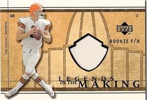 2002 Ud Rookie F X Lm Tc Tim Couch Jersey Card At Amazon S Sports