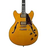 D'Angelico Excel DC Electric Guitar - Amber