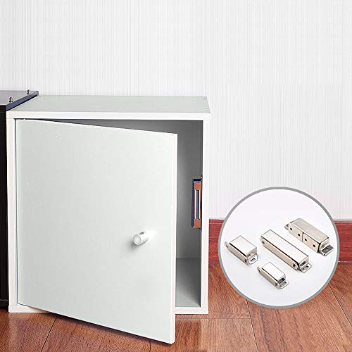 Mousike Magnetic Door Catch,70lb Stainless Steel Cabinet Door Magnets with Strong Magnetic for Kitchen Cupboard Wardrobe Closet Cabinet Door Drawer Latch (3.8"70 lbs(2 Pack))