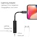 Lightning to 3.5 mm Headphone Jack Adapter, Ofspower 2 in 1 Lightning to 3.5mm Aux Audio and Charger Adapter with Music Control for iPhone 7/7 Plus/8/8 Plus/X