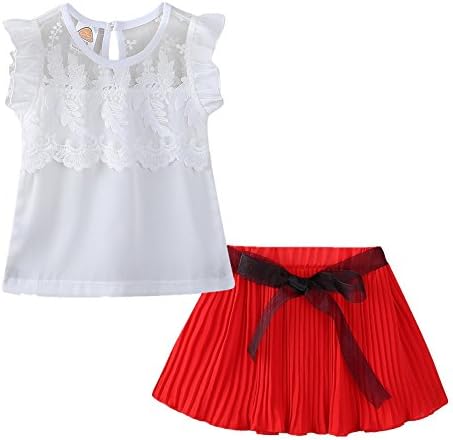 Little Girls Summer Outfits 2 Pcs Clothes Set Cute Casual