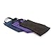 HealthAndYoga™ Yoga Sand Bags - Double Bag with Inner Waterproof Bag - Prop for Adding Weight and Support (Purple)
