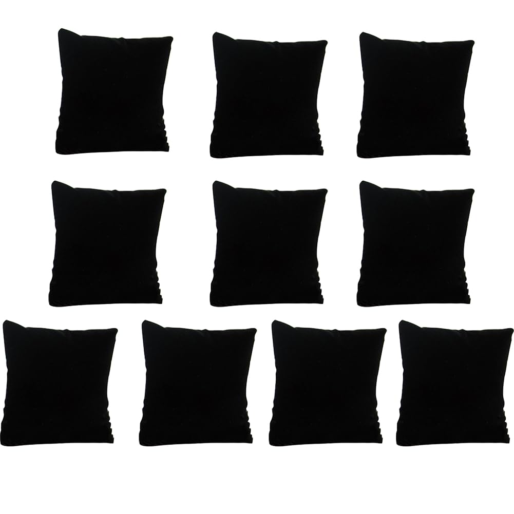 Skyoo 20 Pieces Velvet Bracelet Watch Pillows, Small Pillows Jewelry Display Watch Bracelet Bangle Cushions