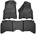 Husky Liners 99001 Black Weatherbeater Front & 2nd Seat Floor Liners Fits 2009-2018 Dodge Ram 1500 Crew Cab, 2019 Dodge Ram 1500 Classic Crew Cab, 2010-2018 Dodge Ram 2500/3500 Crew Cab primary