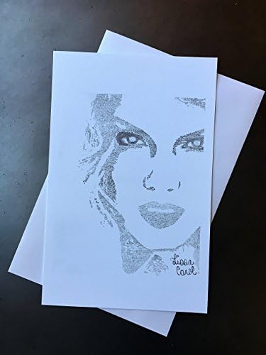 Taylor Swift Christmas Card Drawn From Her Christmas Must Be Something More Lyrics, Xmas Contemporary Music Holiday Greeting Card Swiftmas