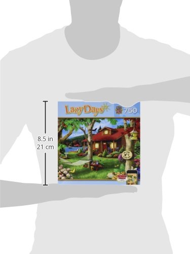 MasterPieces Lazy Days Lakeside Retreat Jigsaw Puzzle, 750-Piece