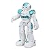 Virhuck R2 Smart Remote-Controlled Robot Toy Gift for Kids with Music Lights, Walking | Singing | Dancing | Gesture Sensor | Obstacle Avoidance | Auto Display, Blue