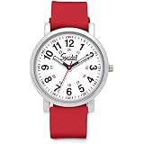 Speidel Original Scrub Watch For Nurses & Medical Professionals - White Dial, Silicone Band, Water Resistant, Military Time - View #6